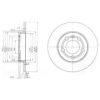 VW 1JO6156O1D Brake Disc